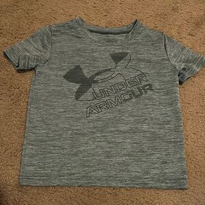 Under Armour Kids Heathered Gray Tee